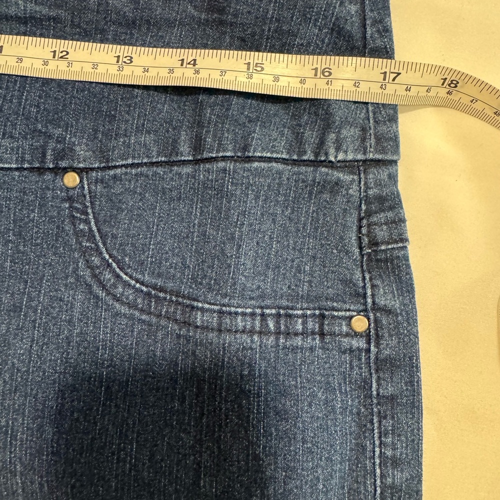 Ruby Rd. Women's Dark Blue Stretch Jeggings - Picture 4 of 7